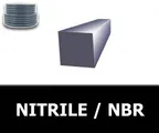 CORDE CARREE 14.00 mm NBR/Nitrile/NITRILE 80 Shores