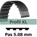 COURROIE DENTEE PU/K 168XL 7 mm PAS 5.08 mm / LARGEUR 7 mm