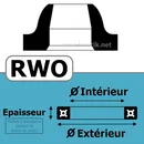 JOINT RACLEUR 60X88X20/4  RWO NBR/Nitrile Noir 90