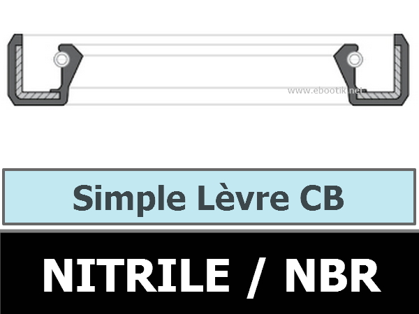 JOINT 100X115X7 CB / SIMPLE LEVRE NBR/Nitrile 